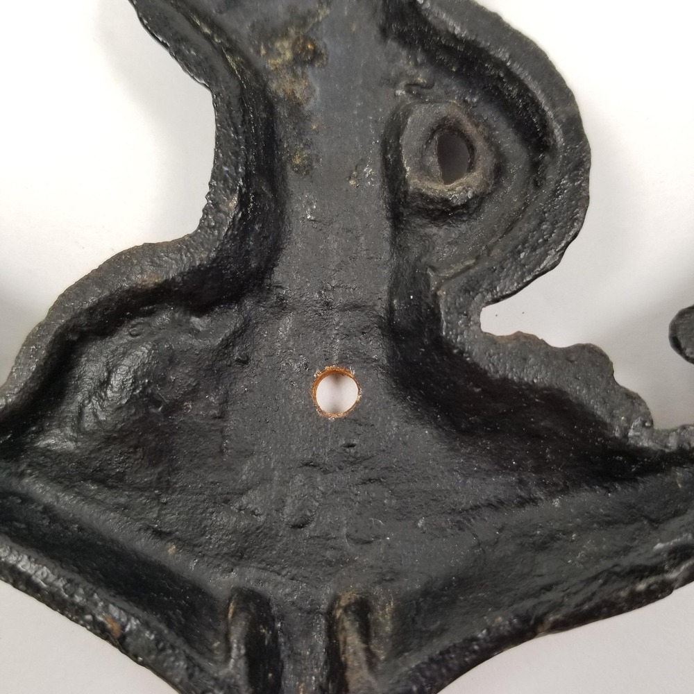 Vintage Cast Iron Anchor Rope Wall Decor Black Nautical Maritime 5.5" Ocean Lake - Picture 6 of 9